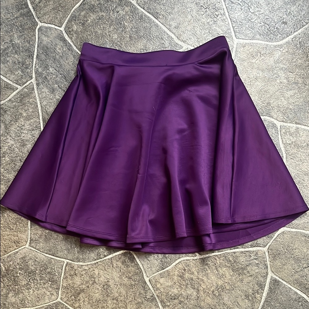 Made By Johnny Women's Basic Versatile Stretchy Flared Casual Mini Skater Skirt